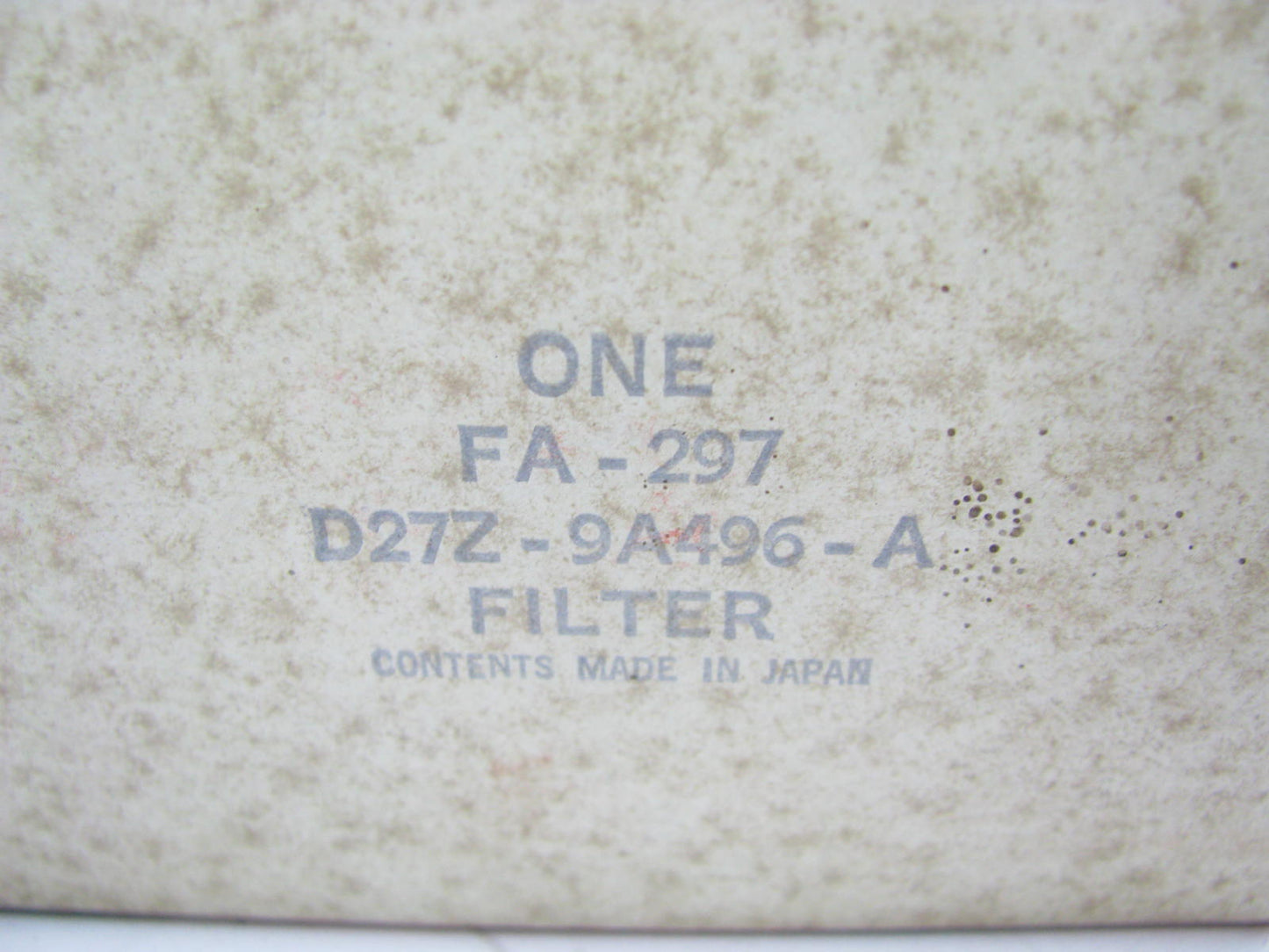 Motorcraft FA-297 Air Filter Replaces 42220 LAF122 AF31 P524348 PA653 A136C