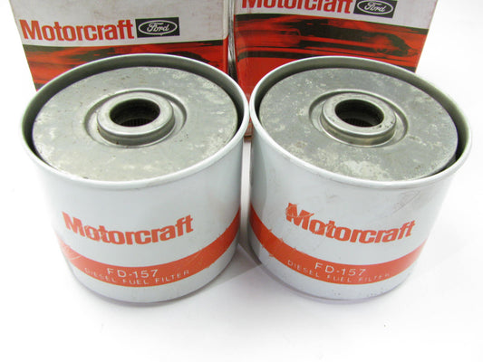 (2) Motorcraft FD-157 Fuel Filter DIESEL Water Separators 1977-80 Peugeot Diesel