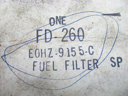Motorcraft FD-260 Diesel Fuel Filter E0HZ-9155-C P3645 33364 LFF937 FF840