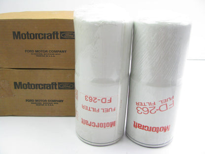 (2) Motorcraft FD-263 Fuel Filter Replaces E1HZ-9365-A P3430A 33116 F70134