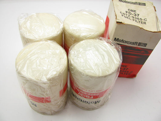 (4) Motorcraft FD-37 Fuel Filters