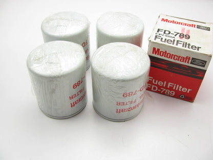 (4) Motorcraft FD-789 Fuel Filter