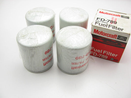 (4) Motorcraft FD-789 Fuel Filter