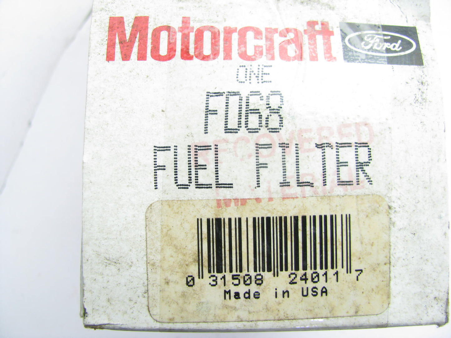 (x2) Genuine Motorcraft FD68 Spin-on Fuel Filter