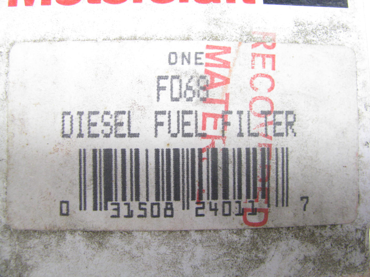 Motorcraft FD68 Fuel Filter Replaces P4102A 33777 F59635 FP586F FF843 FS1221