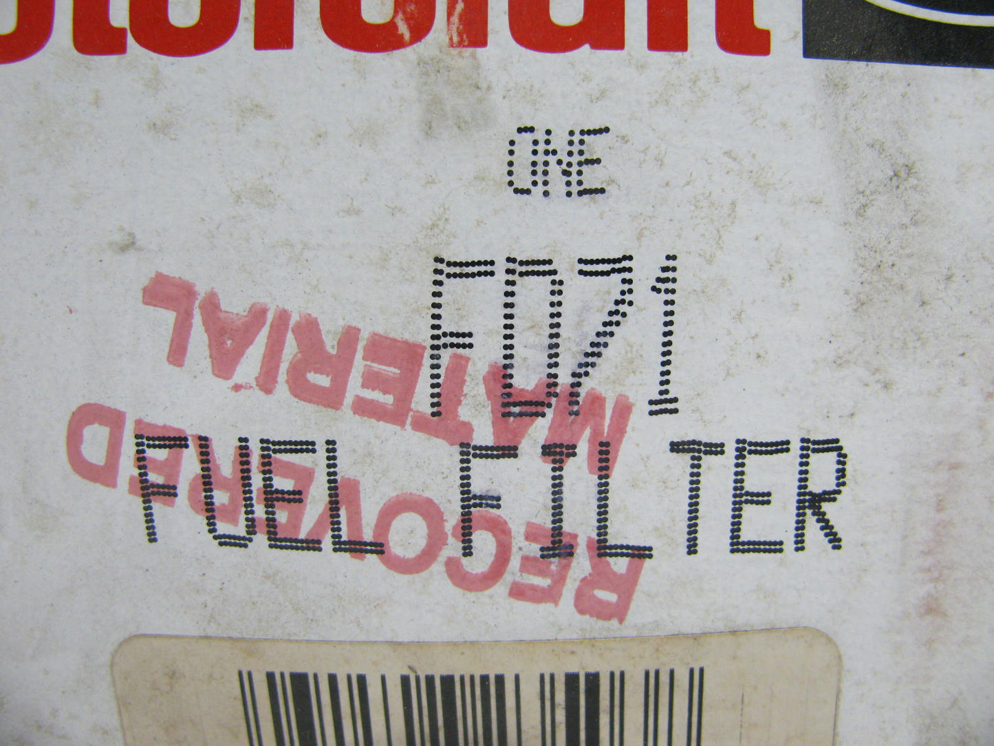 (4) Motorcraft FD71 Fuel Filter Replaces P1104 33356 F60053 LK213CA FF984 MK1310
