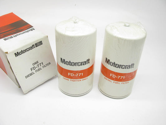 (x2) Motorcraft FD771  Diesel Fuel Water Separator Filters