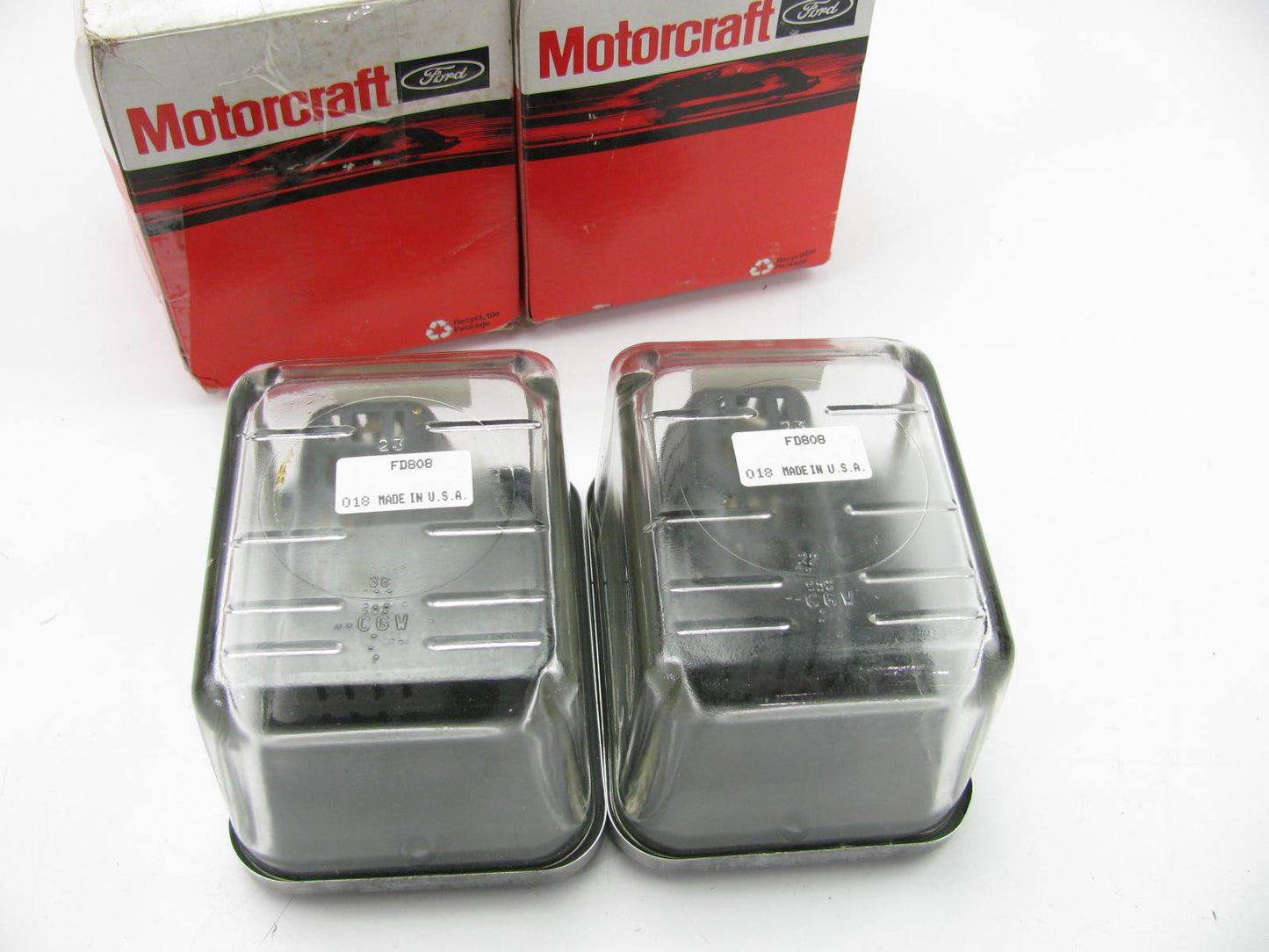 (2) Genuine Motorcraft FD808 Diesel Fuel Water Separator Filters