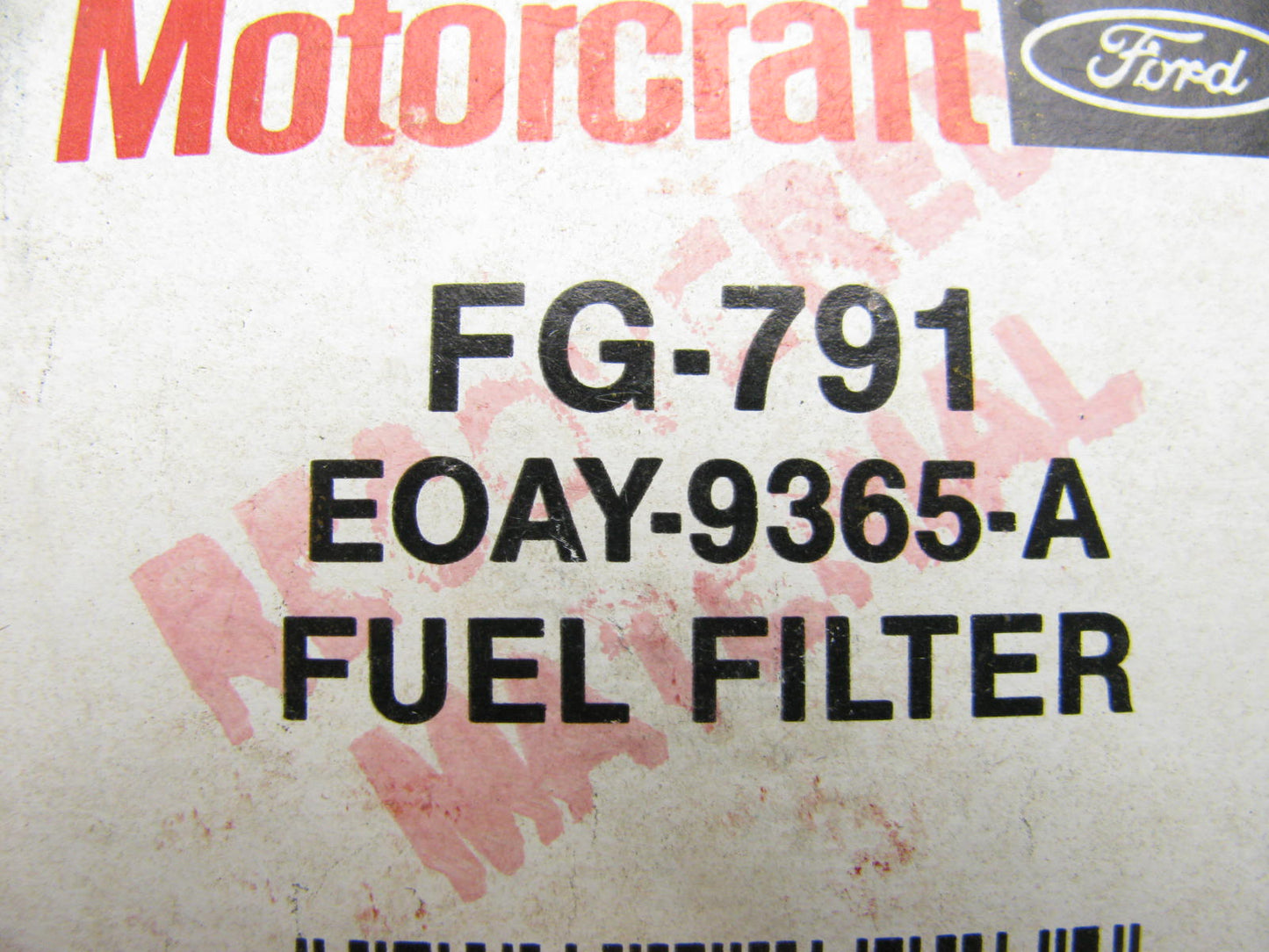 (2) Motorcraft FG-791 Fuel Filter Replaces G6419 33359 33247 F54778 G791 BF7969