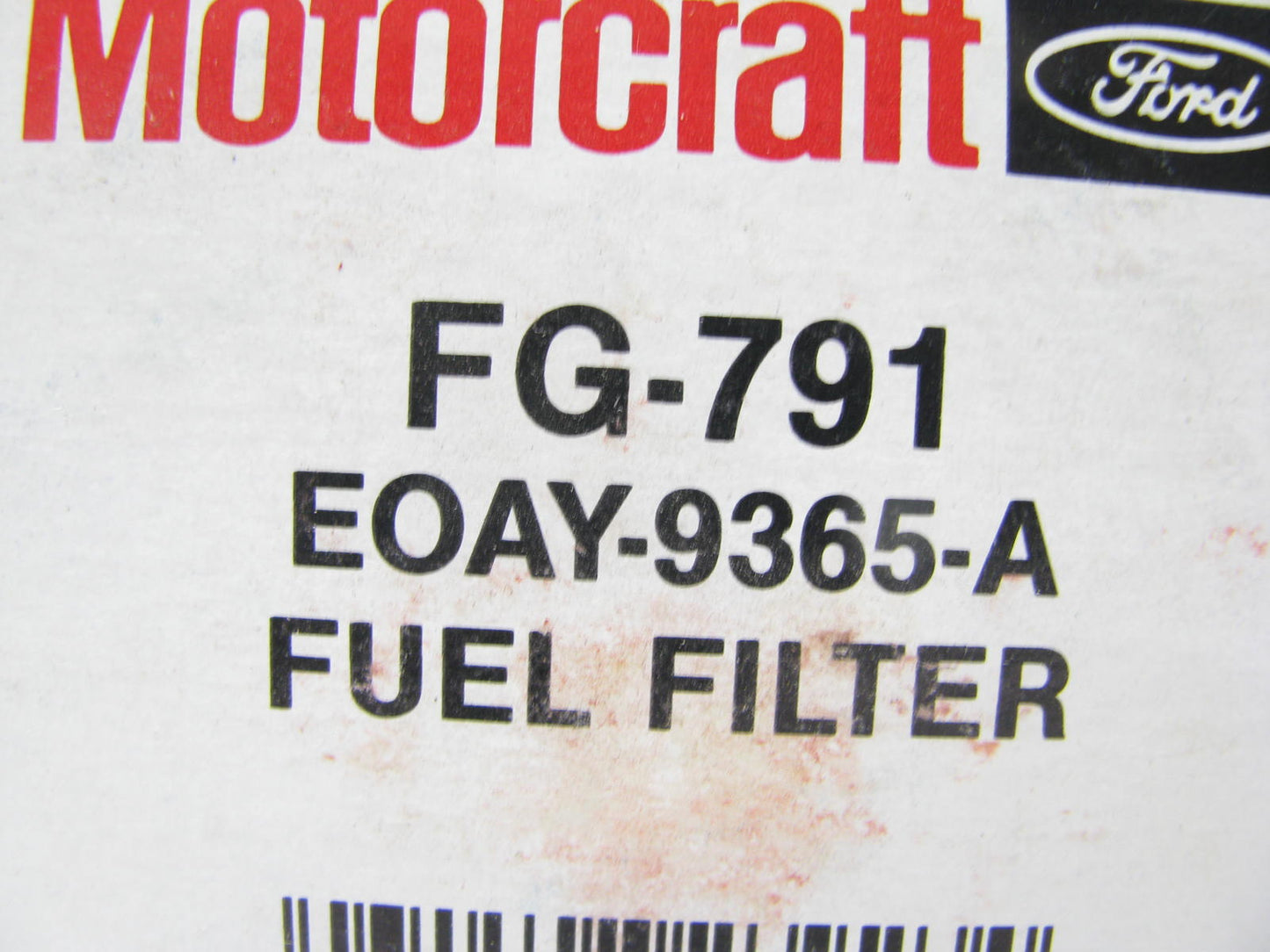 (6) Motorcraft FG-791 Fuel Filter Replaces G6419 33359 33247 F54778 G791 BF7969