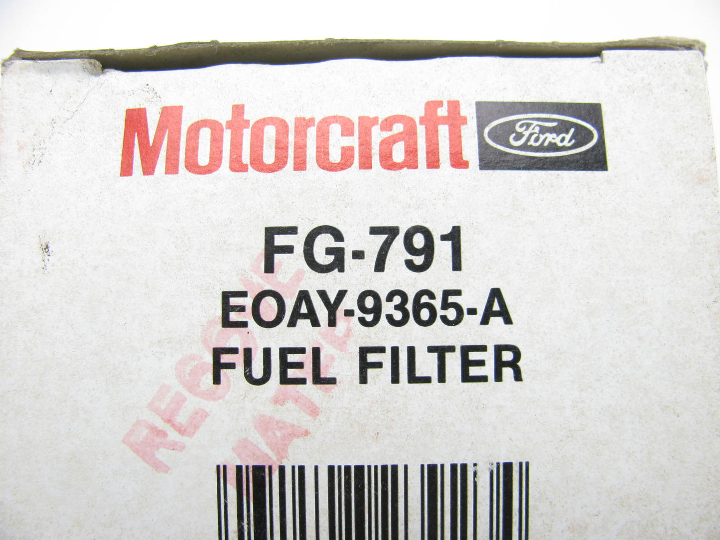 (9) Motorcraft FG791 Fuel Filter 81-82 Mark VI, 82 Continental & Town Car 302 V8