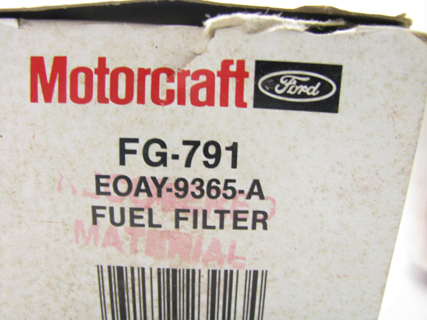 NEW Genuine Motorcraft FG-791 Fuel Filter OEM FORD E0AY-9365-A