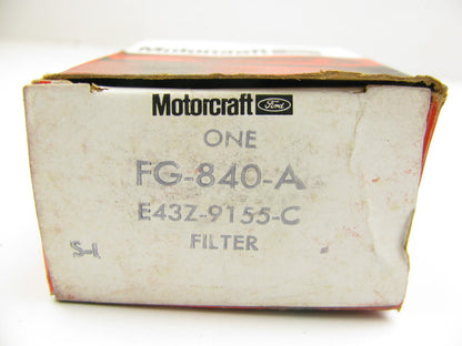 NEW GENUINE OEM Motorcraft FG-840-A Fuel 1984 Tempo Topaz 2.3L E43E-9155-B4C