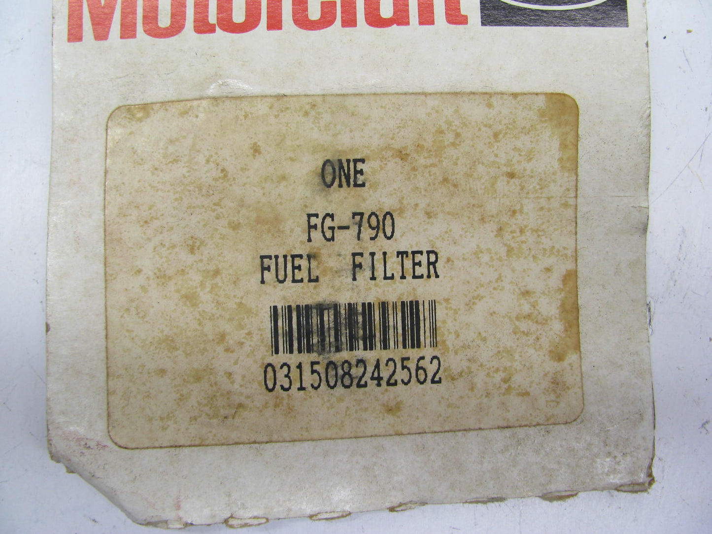 Motorcraft FG790 Fuel Filter With Base Adapter Plate