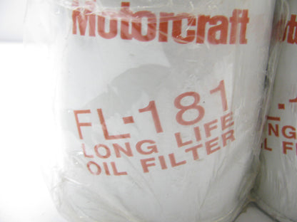 (2) Motorcraft FL-181 Oil Filter Replaces PH8A 51452 PER119 PH2850 51775 L30119