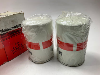 (2) Motorcraft FL-223 Oil Filter Replaces 51261 L39260 LFP791 LF352 LF654