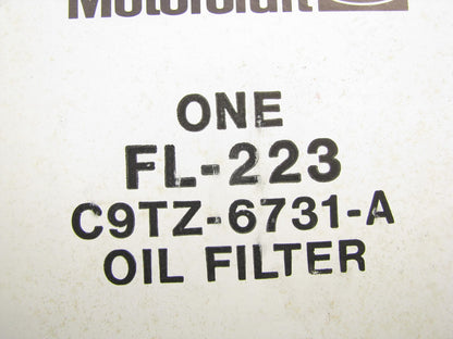 Motorcraft FL-223 Oil Filter Replaces 51261 L39260 LFP791 LF352 LF654 P559017