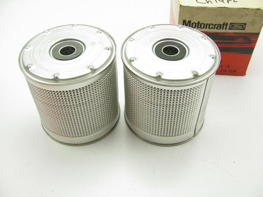 (2) Motorcraft FL-24 Oil Filter Replaces 51279 L30169 P114 LF119 LF550 P551014