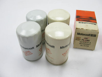 (4) Motorcraft FL-295 Engine Oil Filter