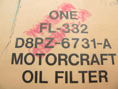 (2) Motorcraft FL-332 Oil Filter Replaces PH16 DP8Z-6731-A 57000 L34875 PH253