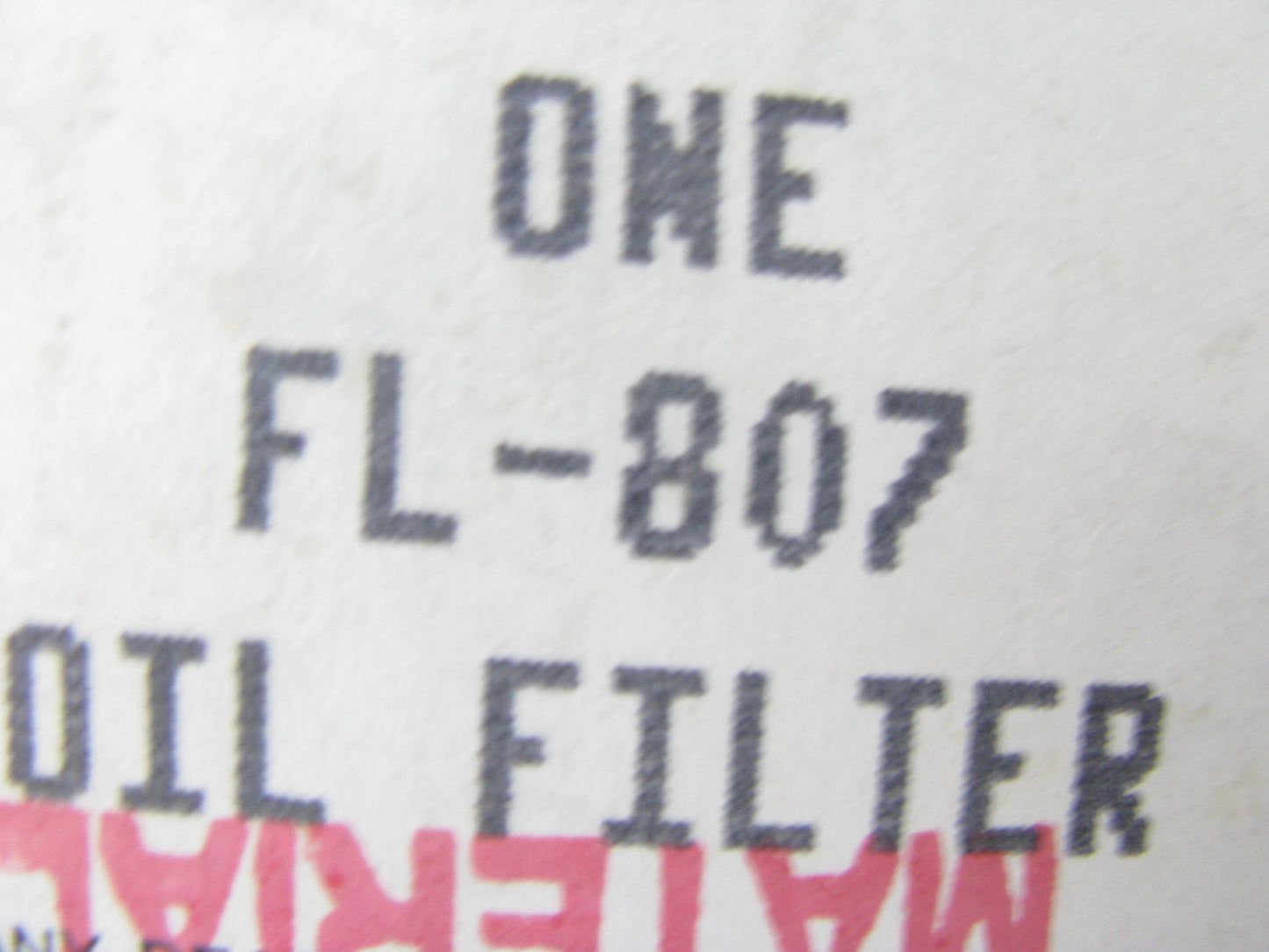 (2) Motorcraft FL-807 Oil Filter Replaces PH3545 51798 L45318 LFP6007 HF928