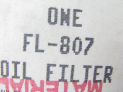 (2) Motorcraft FL-807 Oil Filter Replaces PH3545 51798 L45318 LFP6007 HF928