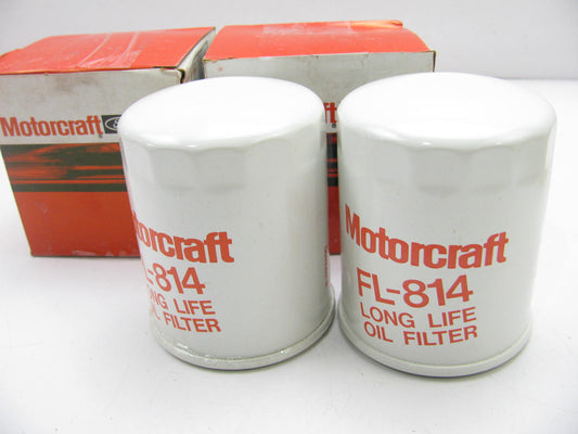 (2) Motorcraft FL-814 Oil Filter Replaces E92Z-6731-A PH3593A 51334 L24458 LF671