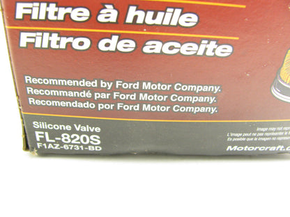 Motorcraft FL820S Oil Filter - PH2 57899 L24651 PH820 LF612 LF16002 P550965