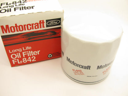 Motorcraft FL-842 Oil Filter Replaces 51085 PH16 57000 L34875 PH253 T196