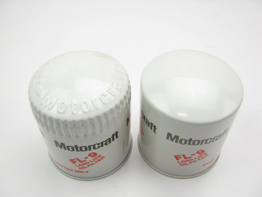 (2) Motorcraft FL-9 Oil Filter Replaces PH25 51618 L20033 PH24 T222 LF647