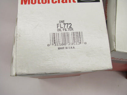 (10) Motorcraft FL772 Engine Oil Filter 1988-1994 International DTA466 Diesel