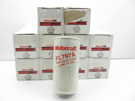 (10) NEW OEM Motorcraft FL797A Spin-on Bypass Engine Oil Lube Filters