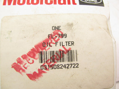 Motorcraft FL799 Oil Filter Replaces PH3593A 51344 PL14460 PH2869 LF671