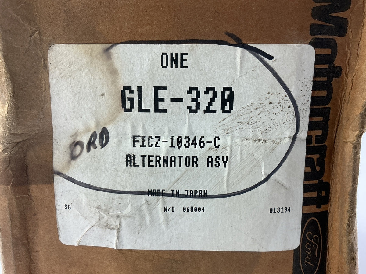 NOS OEM Motorcraft GLE320 Alternator For 1991-1996 Ford Escort GT 1.8L DOHC