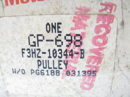 Motorcraft GP-698 Alternator Pulley - Delco 21SI 9 Groove 2.925'' OD X 0.874'' ID
