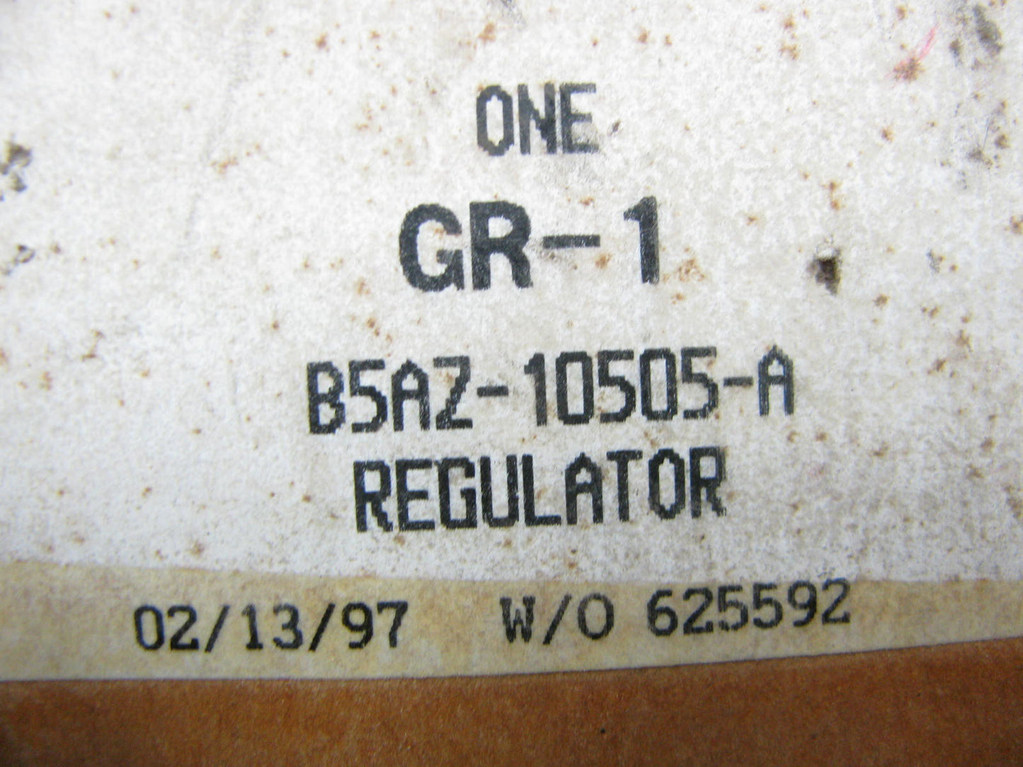 NOS Vintage OEM Motorcraft GR-1 Voltage Regulator - B5AZ-10505-A