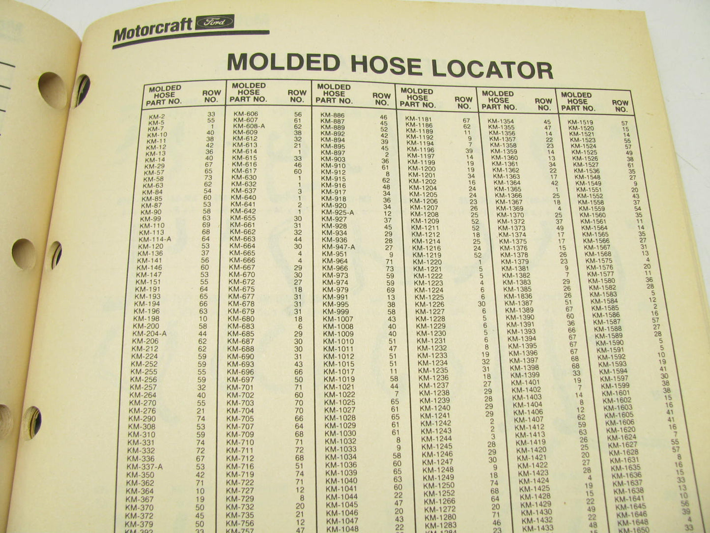 Motorcraft GSR200I-2 Belt & Hose Catalog - Highway Truck & Offroad - May 1990