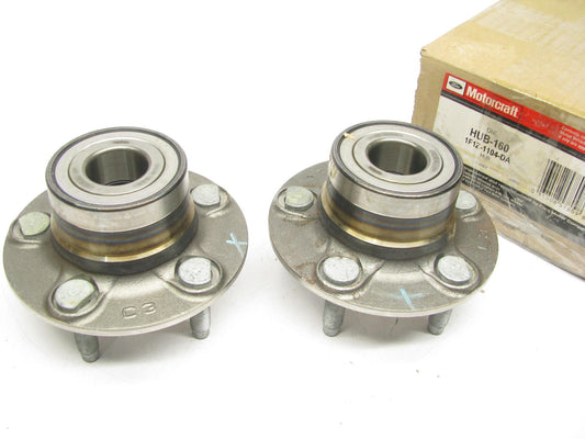 (2) Motorcraft HUB-160 Rear Wheel Bearing & Hubs Assembly