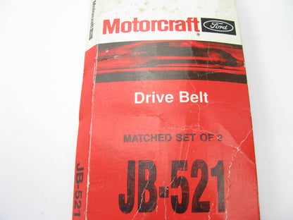 Motorcraft JB-521 Accessory Drive Belt - 0.44'' X 52.25'' - 36 Degree