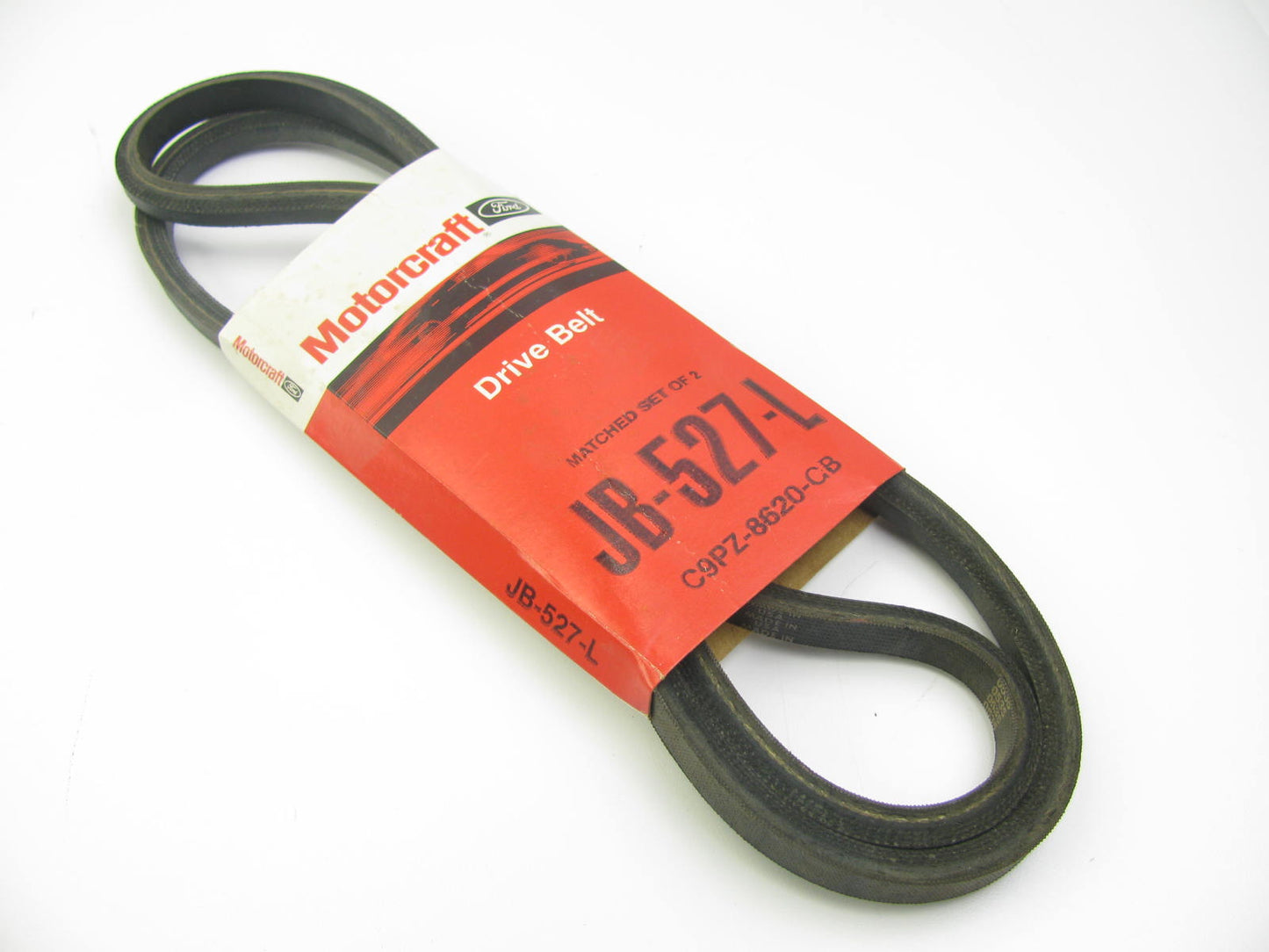 Motorcraft JB-527-L Accessory Drive Belt - 0.44'' X 52.75'' - 36 Degree