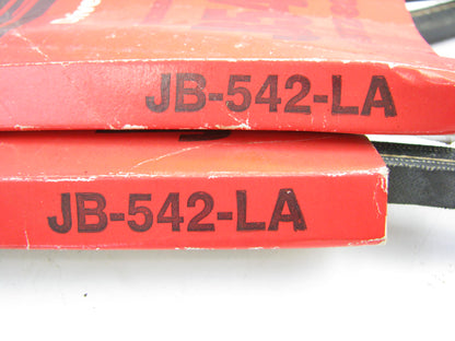 (2) Motorcraft JB542LA Accessory Drive Belt - 0.44'' X 54.50'' - 36 Degree