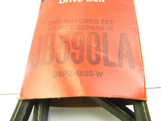 Motorcraft JB590LA Accessory Drive Belt - 0.44'' X 59.125'' - 36 Degree
