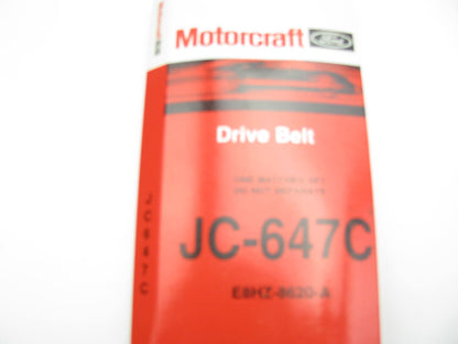 Motorcraft JC-647C Accessory Drive Belt - 1/2'' X 64-7/8''