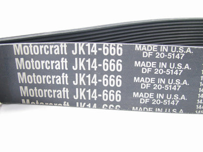 NEW Motorcraft JK14-666 Serpentine Belt For 1994-2007 CAT 14.6L I6 Turbo Diesel