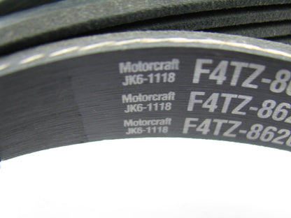 Motorcraft JK6-1118 Serpentine Belt -  0.807'' X 111.86'' - 6 Ribs