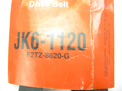 Motorcraft JK6-1120 Serpentine Belt - 0.84'' X 112.00'' - 6 Ribs Ford F2TZ-8620-G