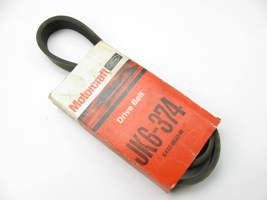 Motorcraft JK6-374 Serpentine Belt - 0.84'' X 37.50'' - 6 Ribs