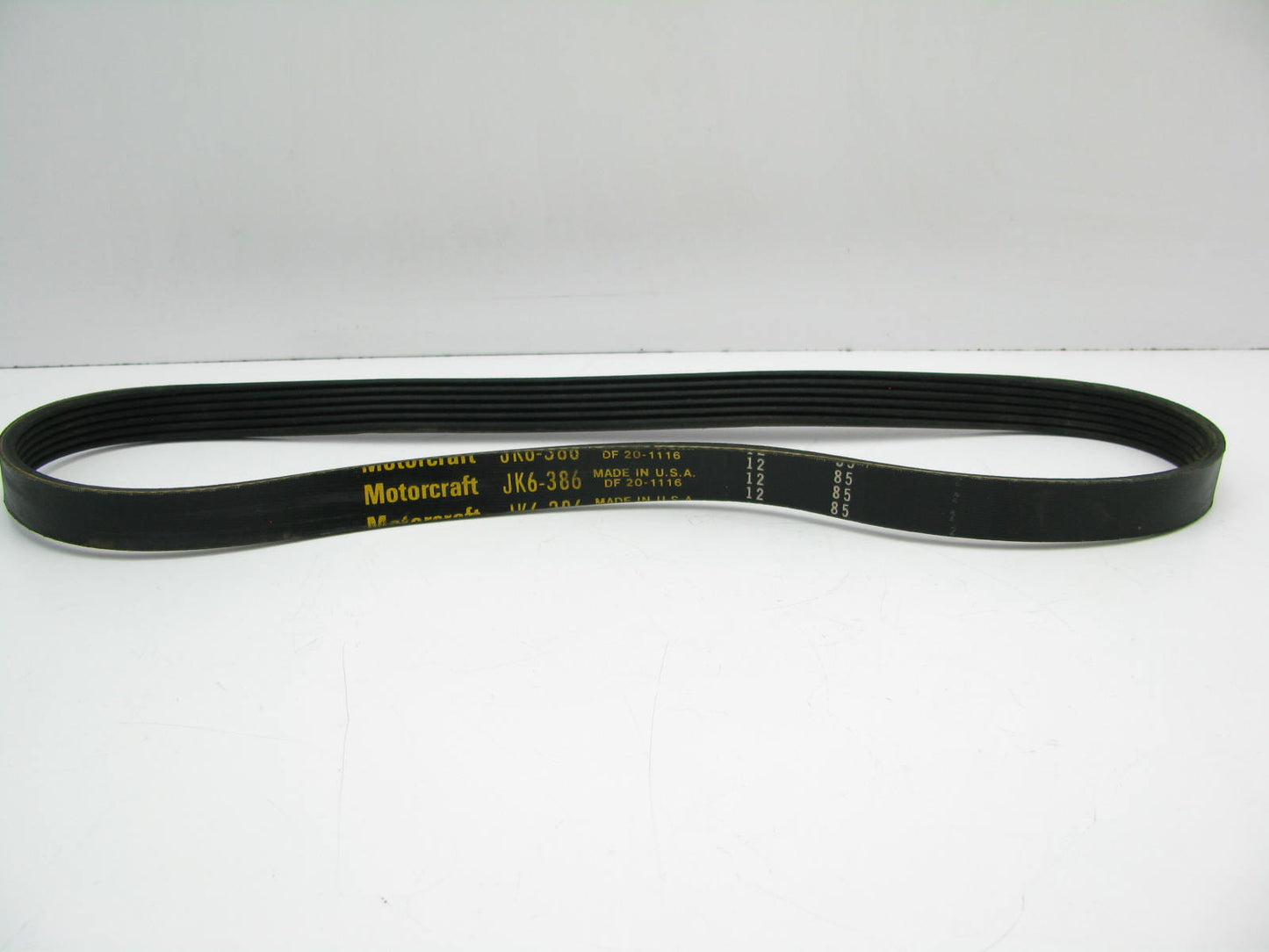 Motorcraft JK6-386 Serpentine Belt - 0.84'' X 38.625'' - 6 Ribs