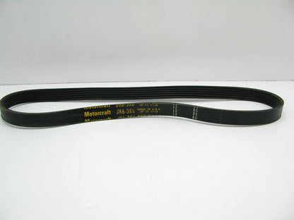 Motorcraft JK6-386 Serpentine Belt - 0.84'' X 38.625'' - 6 Ribs
