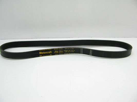 Motorcraft JK6-386 Serpentine Belt - 0.84'' X 38.625'' - 6 Ribs